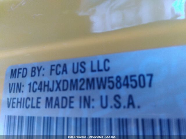 2021 JEEP WRANGLER UNLIMITED 1C4HJXDM2MW584507 Photo 8