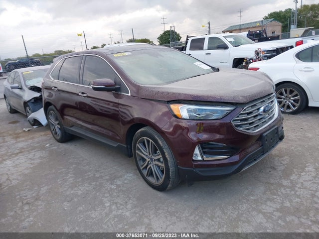 2019 FORD EDGE TITANIUM VIN: 2FMPK3K91KBC35350