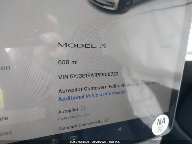Tesla MODEL 3 2023 5YJ3E1EA1PF608739 Image 7