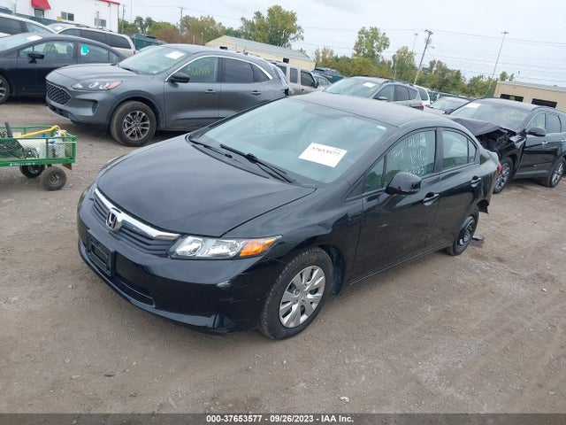 2012 HONDA CIVIC SDN LX VIN: 19XFB2F53CE003666