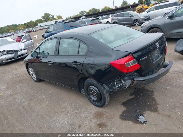 2012 HONDA CIVIC SDN LX VIN: 19XFB2F53CE003666
