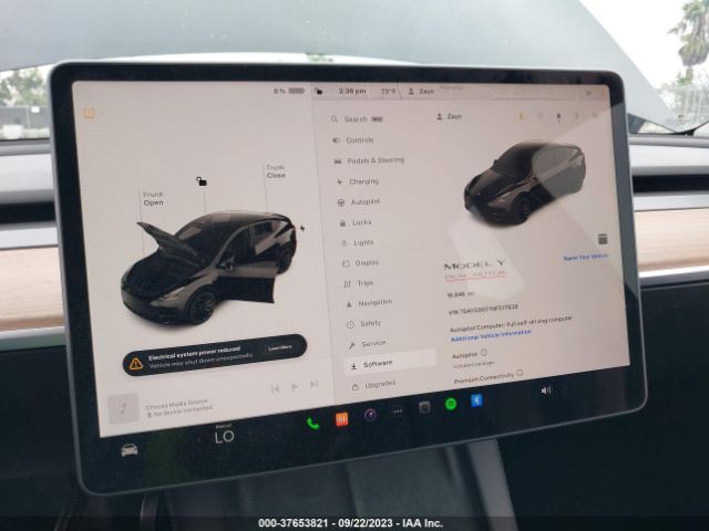 7SAYGDEF1NF517838 Tesla Model Y Performance