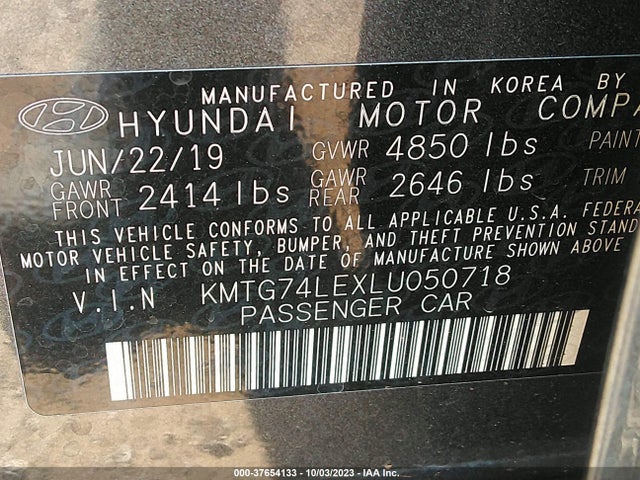Genesis G70 3.3t 2020 KMTG74LEXLU050718 Image 9