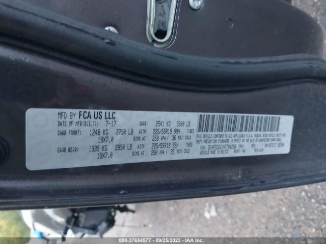 3C4PDDEG1HT704206 Dodge JOURNEY GT