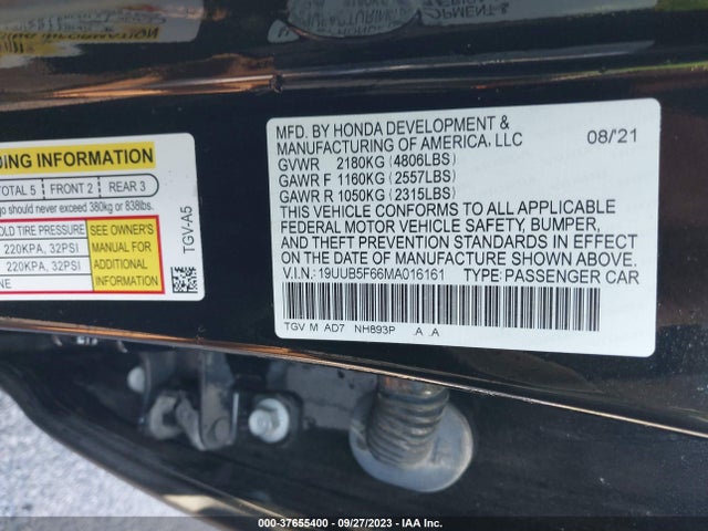Acura Tlx W/advance Package 2021 19UUB5F66MA016161 Image 9