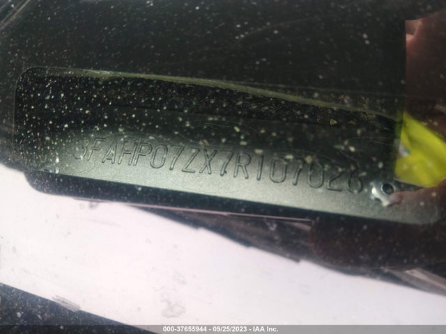 2007 FORD FUSION SE VIN: 3FAHP07ZX7R107026