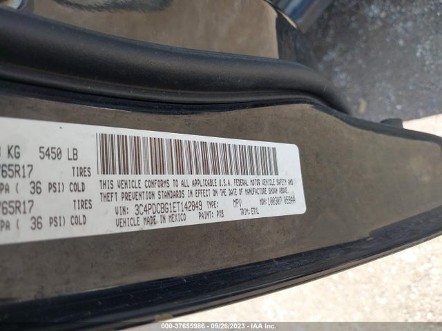 Dodge Journey Sxt 2014 3C4PDCBG1ET142849 Image 10