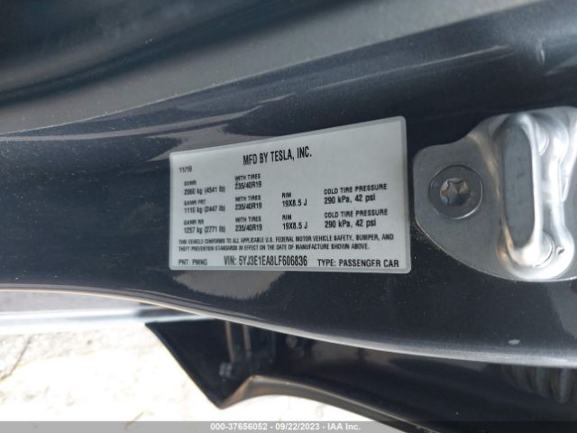5YJ3E1EA8LF606836 Tesla Model 3 Standard Range