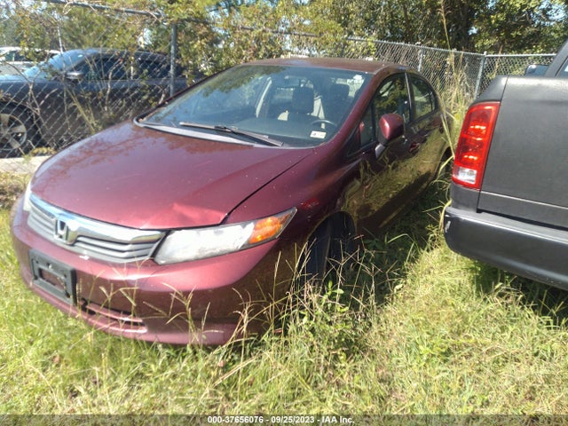 2012 HONDA CIVIC SDN LX VIN: 2HGFB2F52CH534458