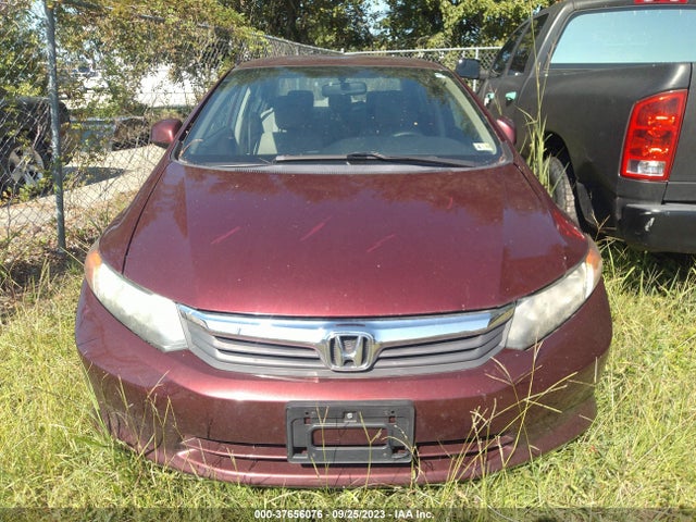2012 HONDA CIVIC SDN LX VIN: 2HGFB2F52CH534458