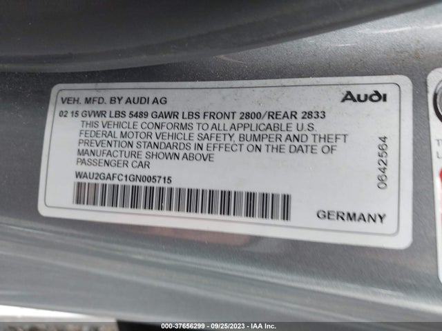 WAU2GAFC1GN005715 Audi A7 3.0 Prestige