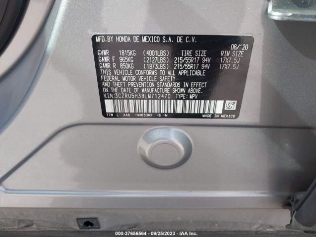3CZRU5H38LM712470 Honda HR-V LX