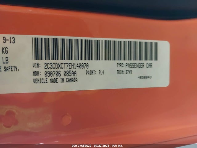Dodge CHARGER R/T 2014 2C3CDXCT7EH140070 Image 9