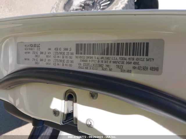 3C6UR5JL3KG519062 RAM 2500 Big Horn