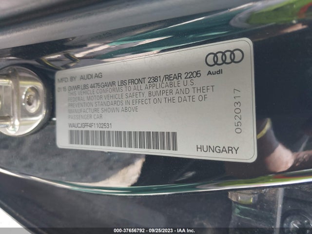WAUCJGFF4F1102531 Audi A3 2.0 Tdi Premium Plus