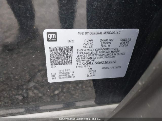 1GKKNLLS6NZ103956 GMC Acadia At4