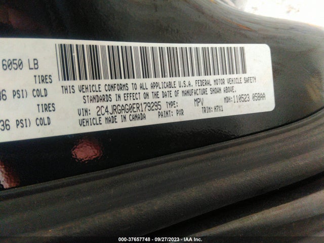 2C4JRGAG0ER179295 RAM Cargo Van Tradesman