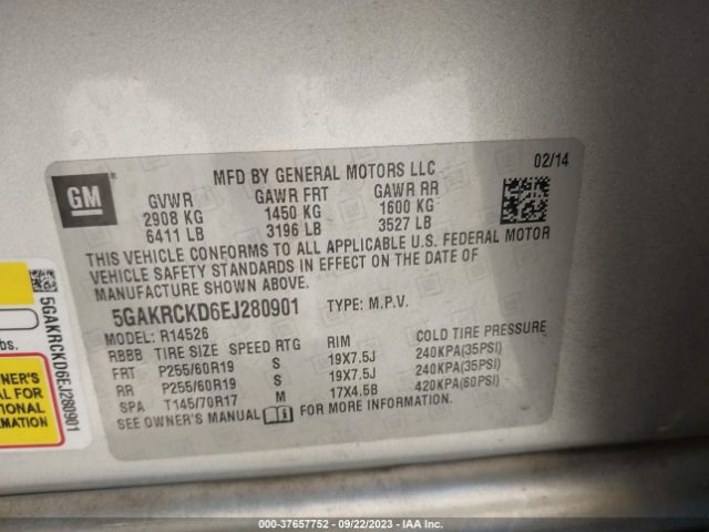 5GAKRCKD6EJ280901 Buick Enclave Premium