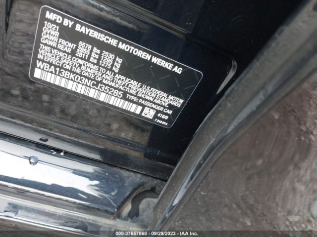WBA13BK03NCJ35285 BMW 5 Series M550i Xdrive