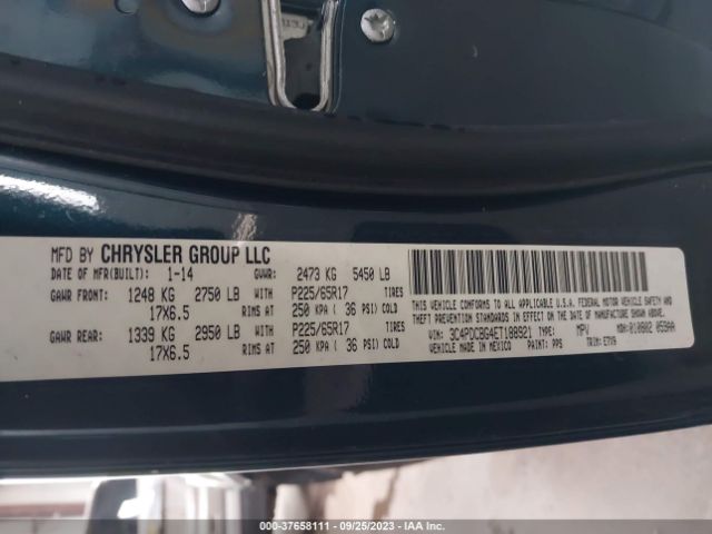 3C4PDCBG4ET188921 Dodge Journey Sxt