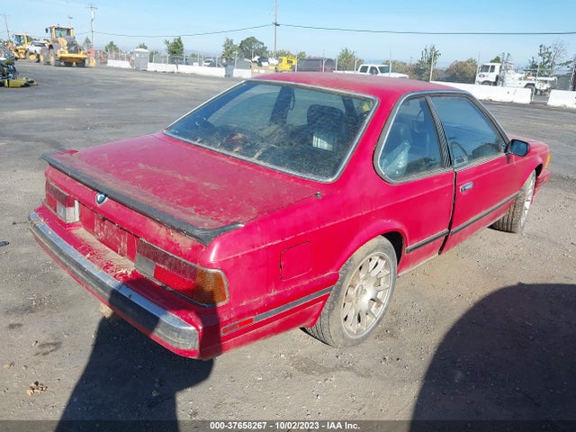 1989 BMW 635 CSI AUTOMATIC VIN: WBAEC8416K3268595