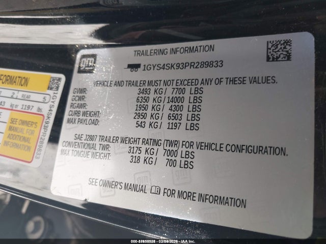 2023 CADILLAC ESCALADE ESV 1GYS4SK93PR289833 Photo 8