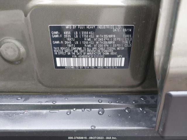 4S4BSENC3F3235062 Subaru Outback 3.6r Limited
