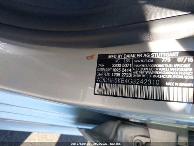 WDDHF5KB4GB242310 Mercedes-Benz E 350