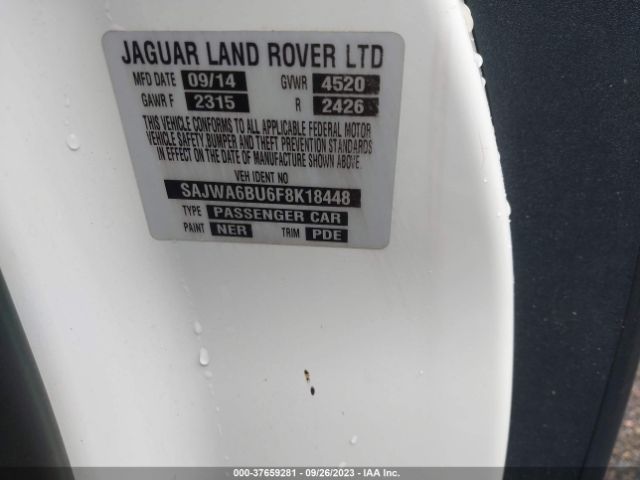 SAJWA6BU6F8K18448 Jaguar F-TYPE S