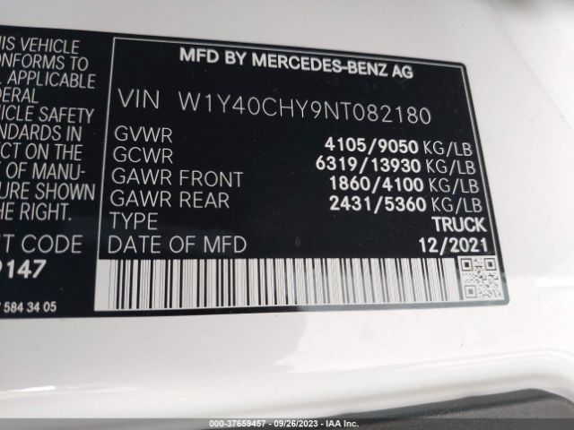 W1Y40CHY9NT082180 Mercedes-Benz SPRINTER CARGO VAN