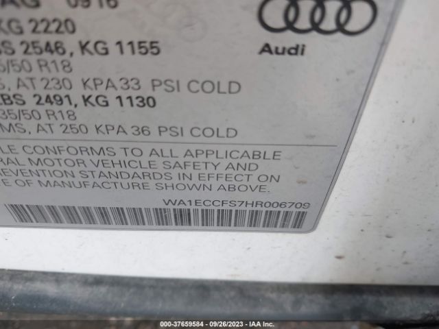 2017 AUDI Q3 WA1ECCFS7HR006709 Photo 8