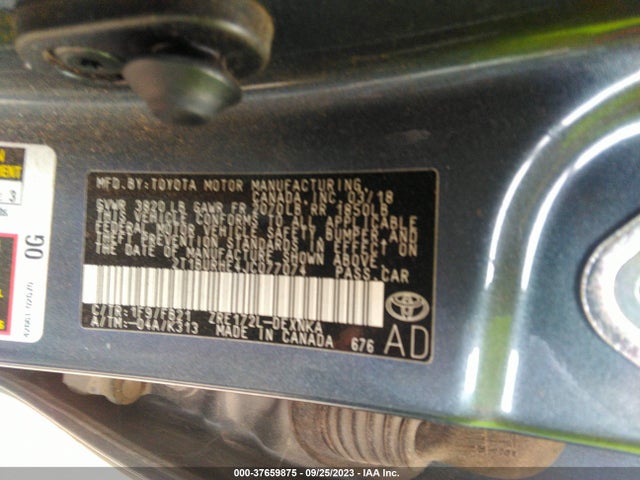 Toyota COROLLA LE 2018 2T1BURHE4JC077074 Image 16