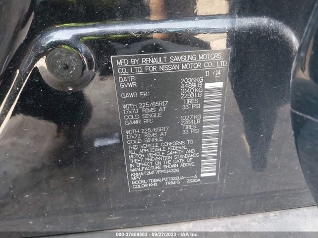 Nissan ROGUE S 2015 KNMAT2MT7FP514326 Image 9