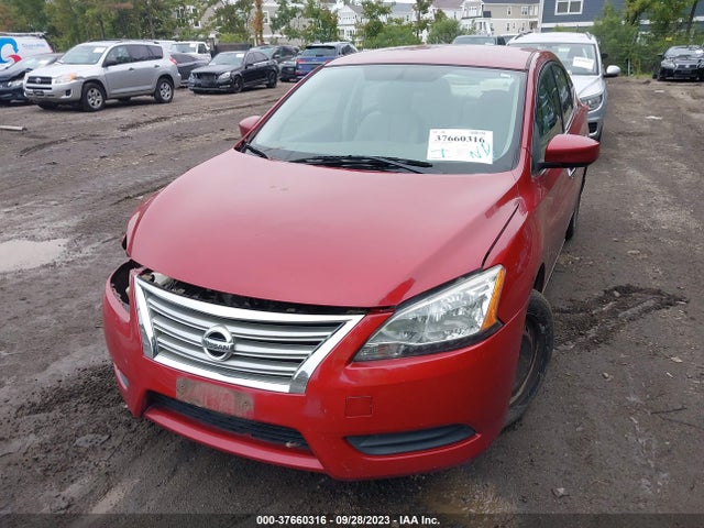 2014 NISSAN SENTRA S VIN: 3N1AB7APXEL679436