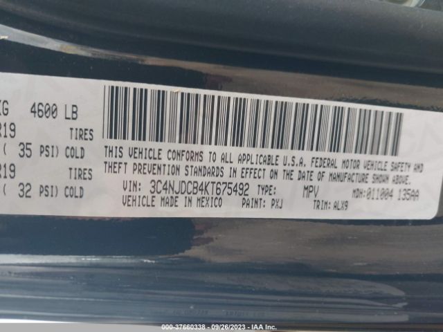 3C4NJDCB4KT675492 Jeep Compass High Altitude