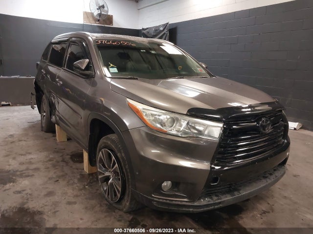 Toyota Highlander Xle V6 2016 5TDJKRFH3GS272016 Image 1