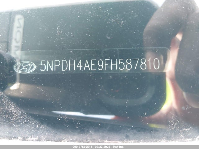 Hyundai ELANTRA SE 2015 5NPDH4AE9FH587810 Image 9