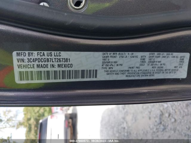 3C4PDCGB7LT267381 Dodge Journey Crossroad