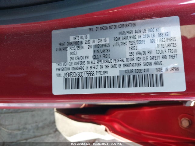 Mazda Cx-5 Grand Touring 2016 JM3KE2DY8G0775668 Image 16