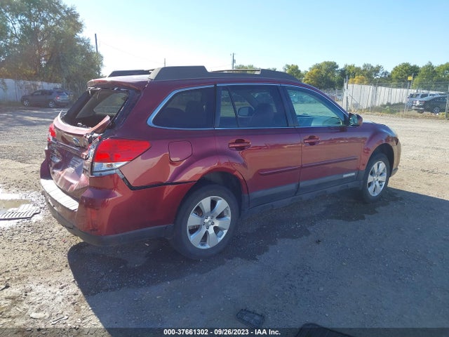 2011 SUBARU OUTBACK 2.5I PREM AWP VIN: 4S4BRBCCXB3445813