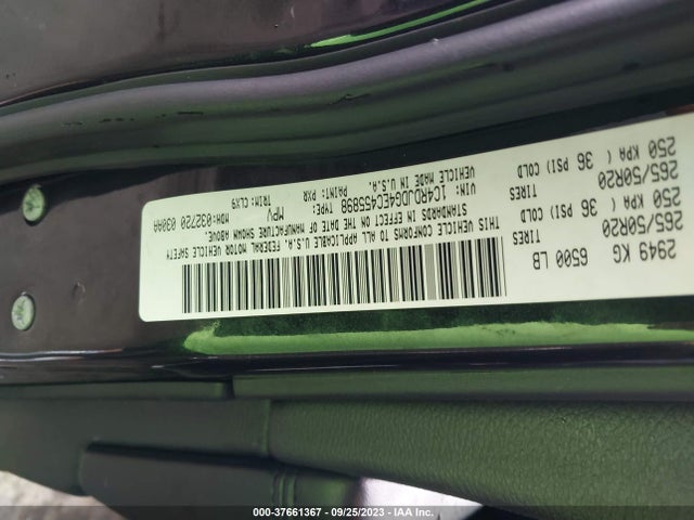 Dodge DURANGO LIMITED 2014 1C4RDJDG4EC455898 Image 9