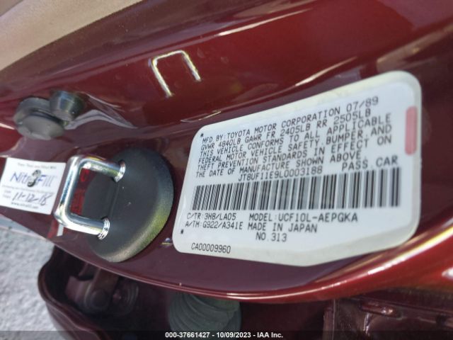 1990 LEXUS LS JT8UF11E9L0003188 Photo 8