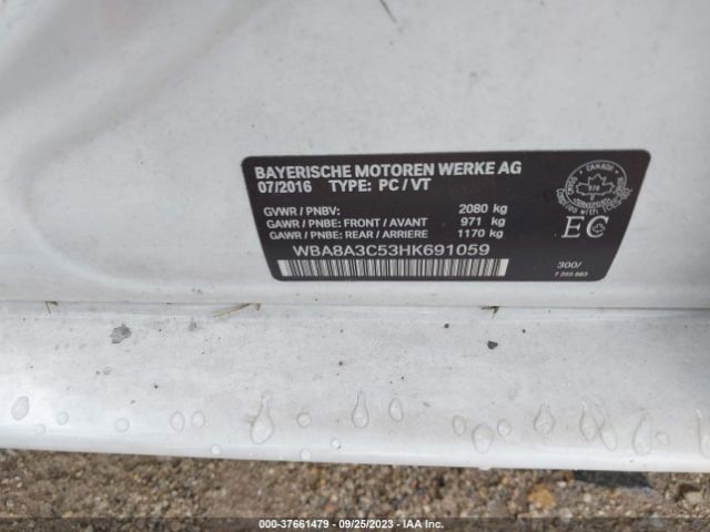 WBA8A3C53HK691059 BMW 320i Xdrive