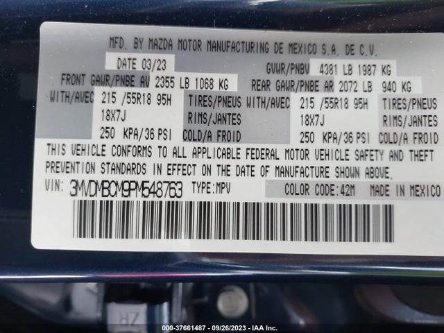 Mazda Cx-30 2.5 S Preferred Package 2023 3MVDMBCM9PM548763 Image 9