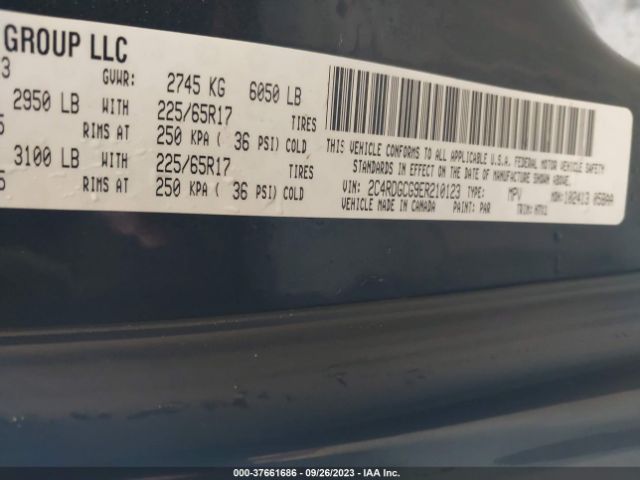 2C4RDGCG9ER210123 Dodge Grand Caravan Sxt