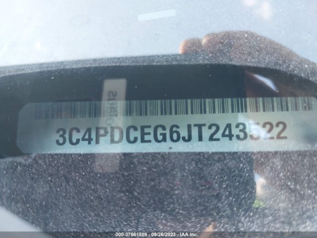 3C4PDCEG6JT243522 Dodge JOURNEY GT