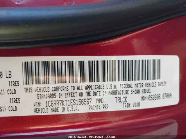 1C6RR7KT1ES156967 RAM 1500 Express