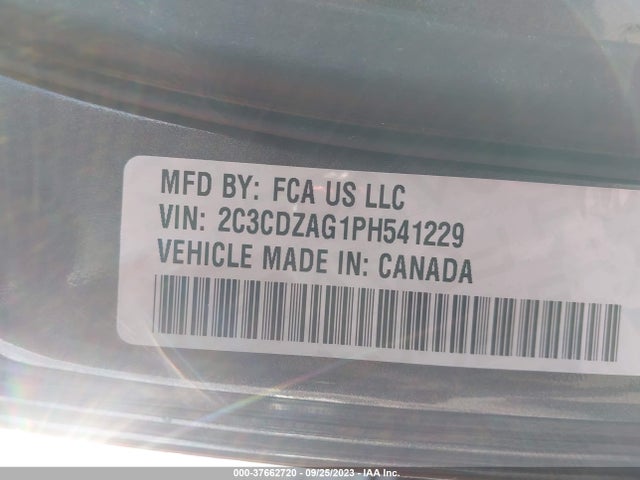 Dodge Challenger Sxt 2023 2C3CDZAG1PH541229 Image 9