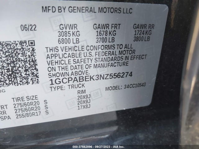 Chevrolet Silverado 1500 Custom 2022 1GCPABEK3NZ556274 Image 9