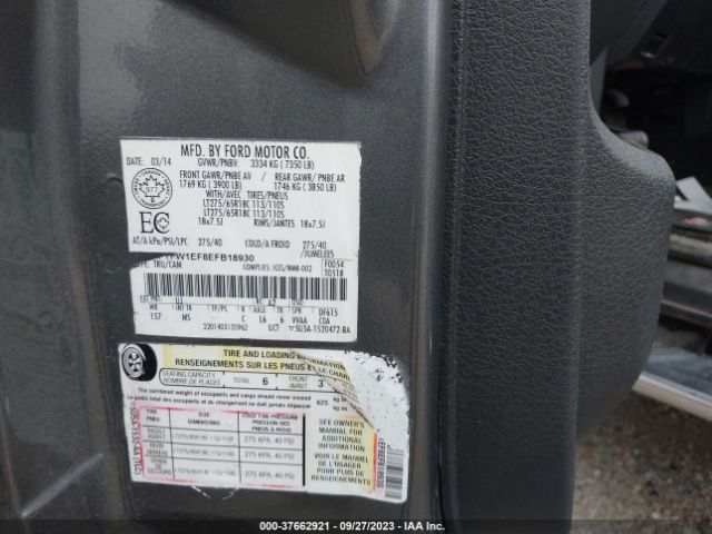 1FTFW1EF8EFB18930 Ford F-150 Xl/xlt/stx/fx4/lariat